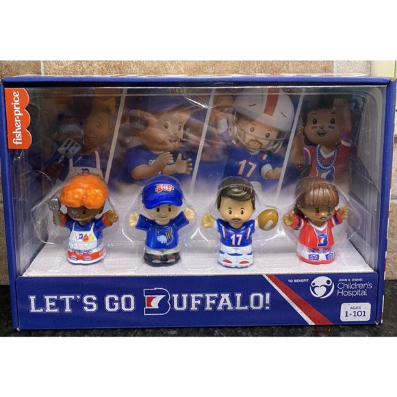 FisherPrice Toys Fisher Price Lets Go Buffalo Bills Limited Edition Collector Little People